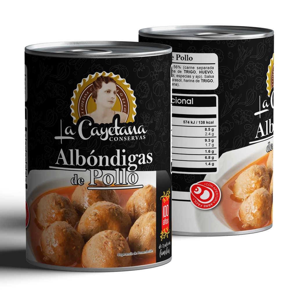 [HC.101.0003] Albóndigas de Pollo 415g