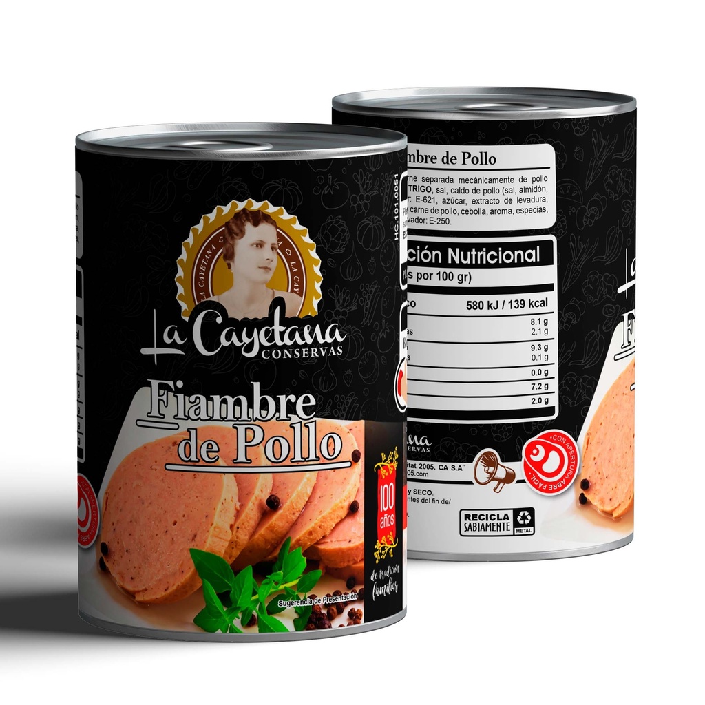 [HC.101.0051] Fiambre de Pollo 415g