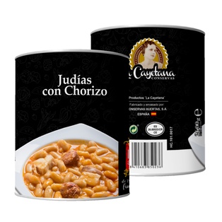 Judías con Chorizo 2600g